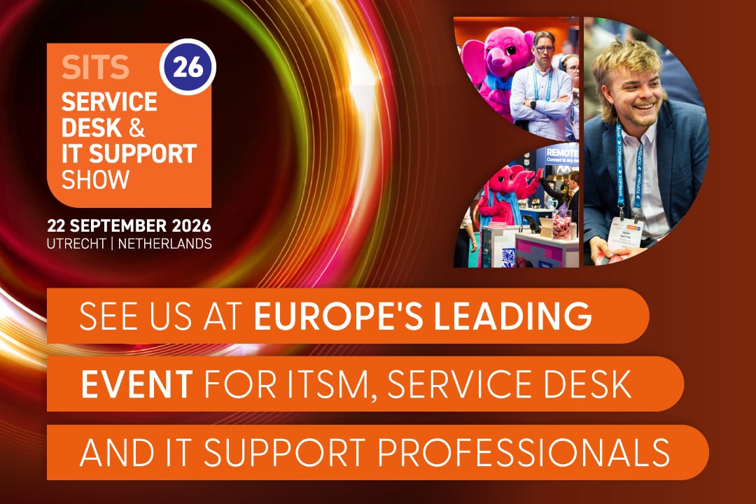 SITS 2026, Service Desk & IT Support Show, 22 September 2026 in Utrecht